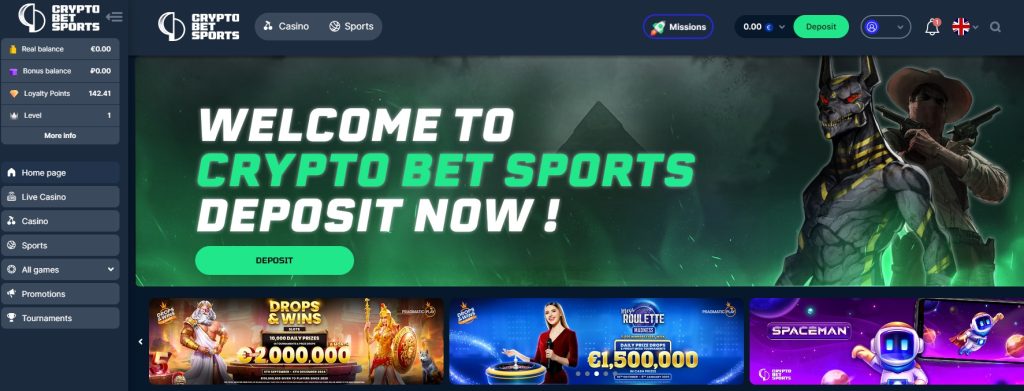 Cryptobetsports casino review