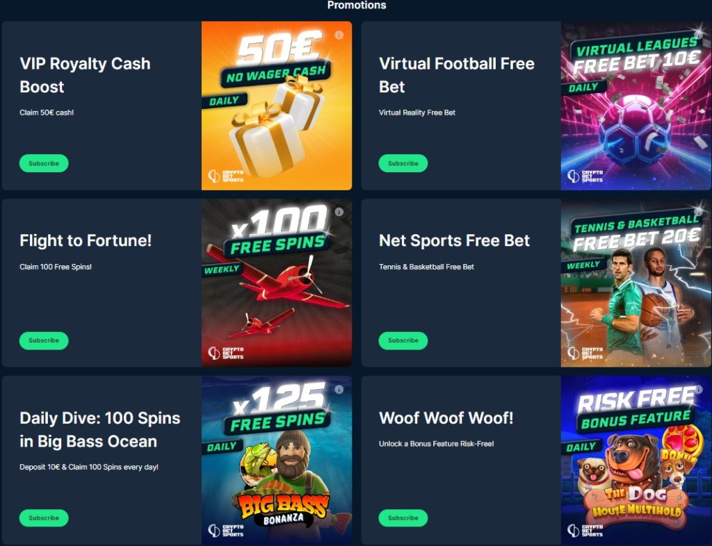 Cryptobetsports casino review