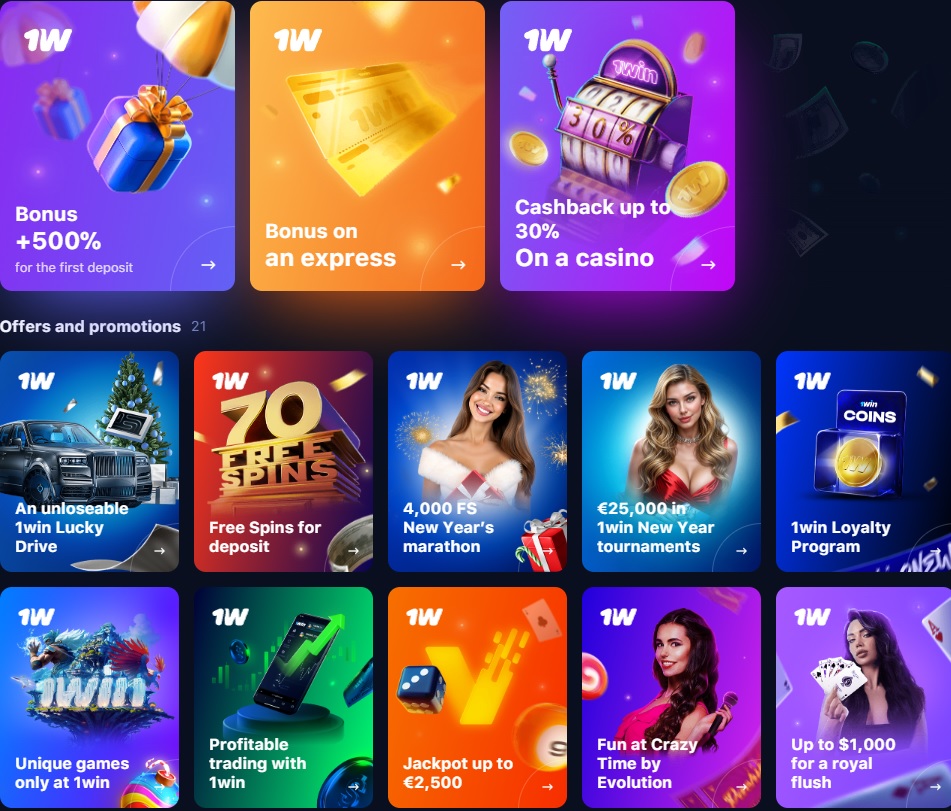 1WIN Bookmaker Overview